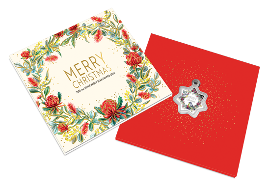 Estrella de Navidad 1 oz Plata 2020 Proof