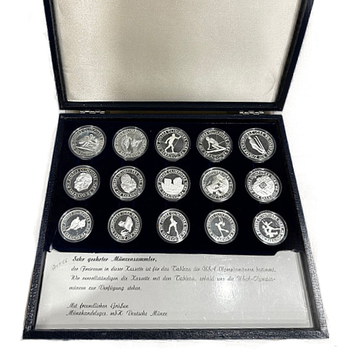 15 ezüstérme szett Jugoszlávia: 1984-es szarajevói téli olimpia Proof