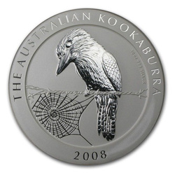 Kookaburra 10 oz Silber 2008