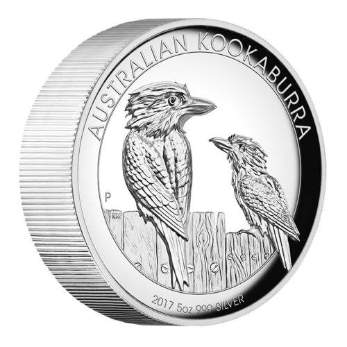 Kookaburra 5 oz Silber 2017 Proof High Relief