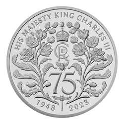 Set di 5 monete Regno Unito Platino 2023 Proof Commemorative Coin