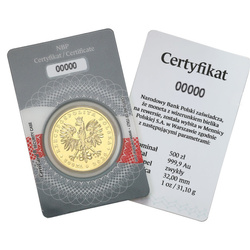 Águila de Cola Blanca "100 Años de Independencia 2018 1 oz Oro 2020