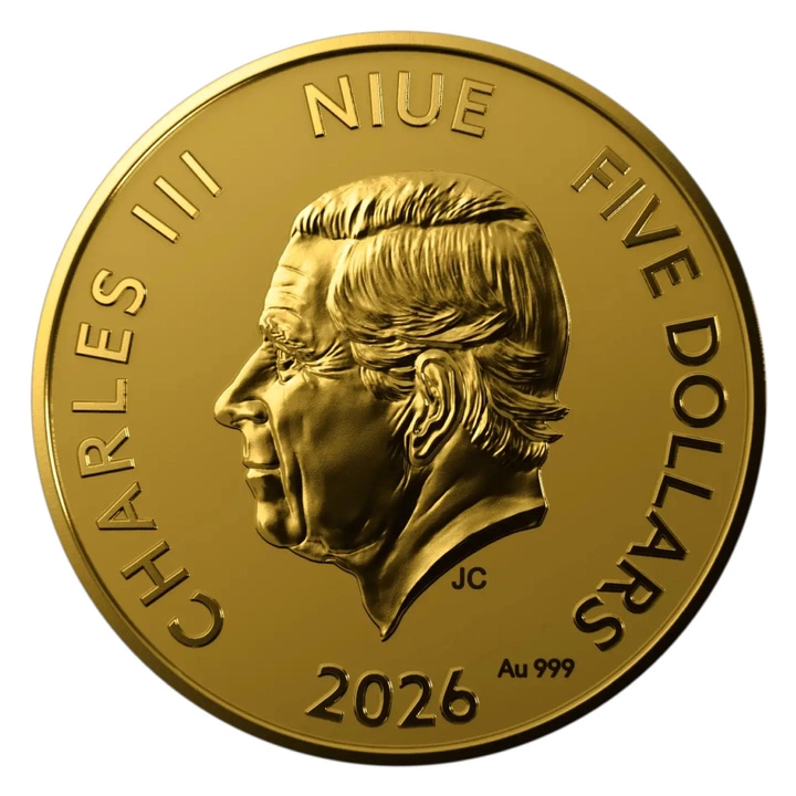 Niue: Year of the Horse 1/25 oz Gold 2026 Prooflike