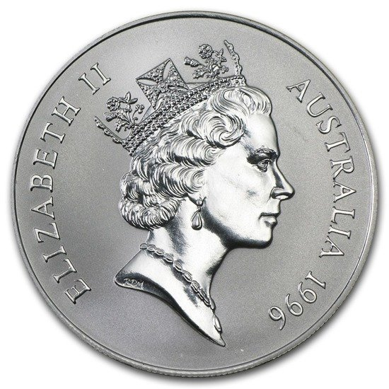 Kangourou australien 1 once d'argent 1996