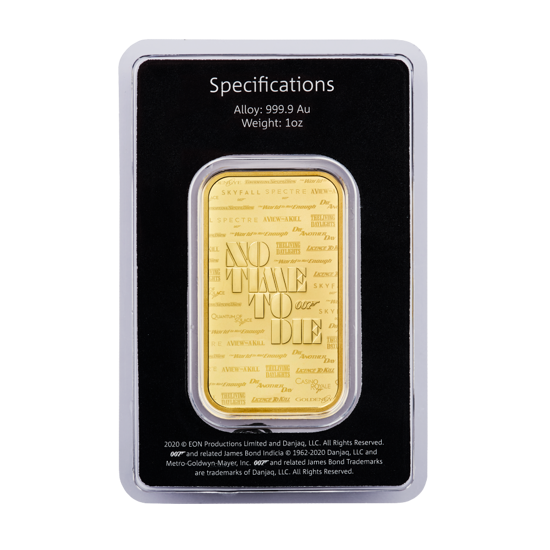 1 oz Goldbarren 007 James Bond
