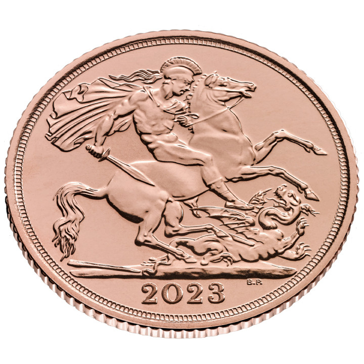 Great Britain: The Coronation Half-Sovereign 2023 Gold Coin