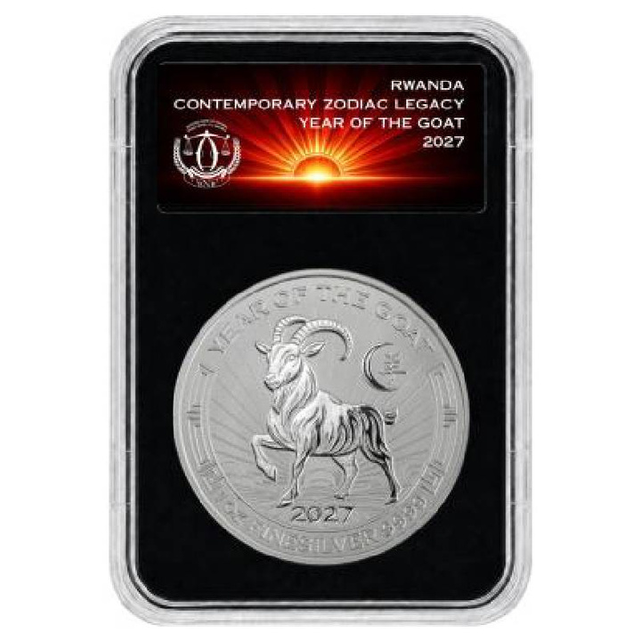 Contemporary Zodiac Legacy - Anul Caprei 1 oz Argint 2027 Reverse Proof
