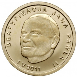 Seligsprechung von Papst Johannes Paul II. 25 Zł Gold 2011 Proof