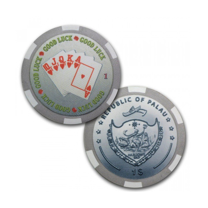 Palau: Good Luck Münzset 9× 1 $ UNC 2012