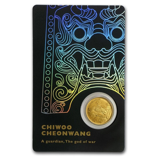Chiwoo Cheonwang 1/10 unce zlata 2018 (Černá)
