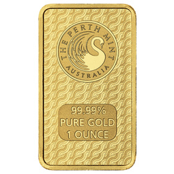 The Perth Mint Bar: Lunar - Sárkány éve 1 uncia arany LBMA GD Refiner