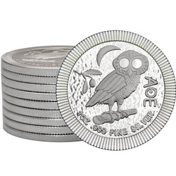 Athenian Owl 1 oz Silber Różne Roczniki