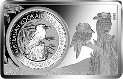 Kookaburra - set commemorativo 3 once d'argento 2015