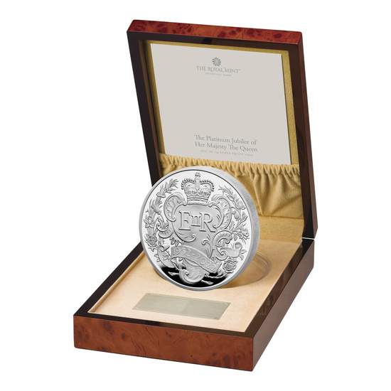 The Platinum Jubilee of Her Majesty The Queen 1000 gram Silver 2022 Proof