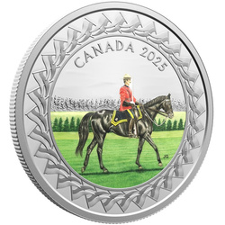 Canada : RCMP Musical Ride coloré 20 argent 2025 Proof