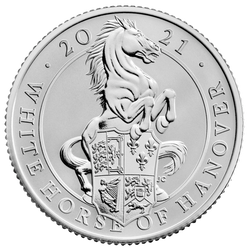 The Queen’s Beasts 2021: Set of 10 coins 1/4 oz Silver Proof