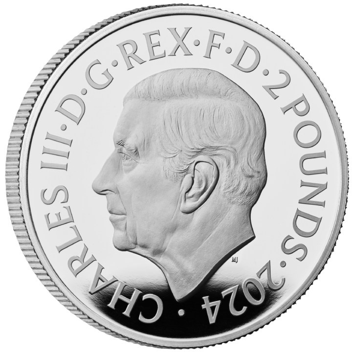 Zestaw 6 monet Britannia Srebro 2024 Proof