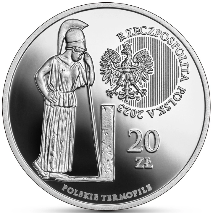 Polskie Termopile - Warszawskie Termopile 20 zł Argento 2023 Proof