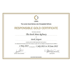 The Perth Mint – Lingotin d’or 100 g