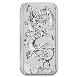 Silbermünze Bar Drache 1 oz Silber 2019
