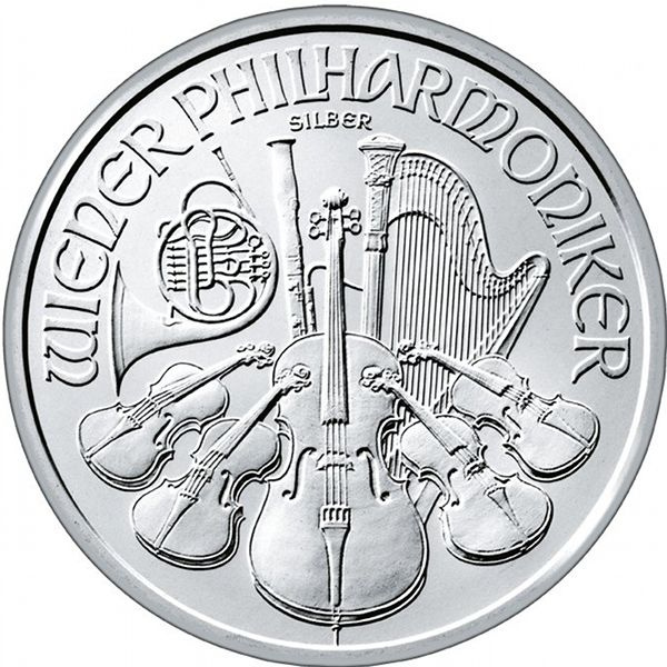 Wiedeński Filharmonik 1 uncja Srebra 2015
