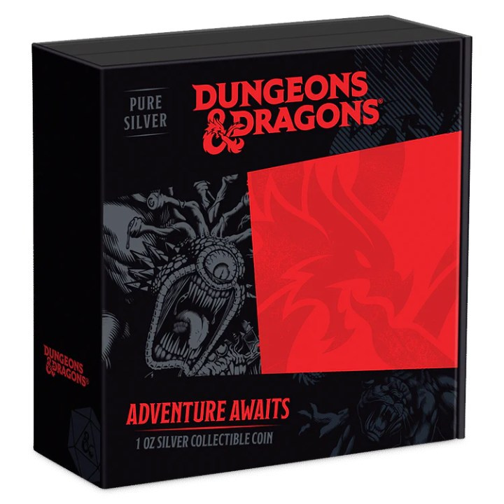 Niue: Dungeons & Dragons colored 1 oz Silver 2023 Proof