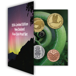 Zestaw 5 monet New Zealand: Limited Edition 2024 Proof