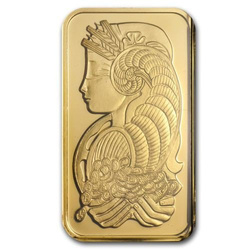 Lingot d'or Pamp Fortuna Certipack 1 once