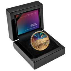Niue: Aurora Borealis colored 1 oz Gold 2023 Proof