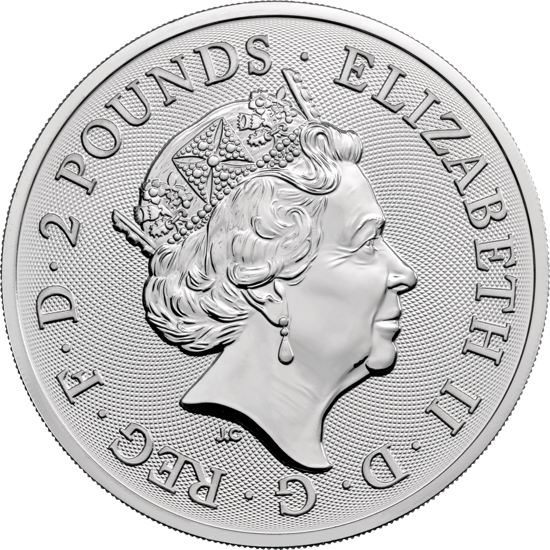 Año de la Rata 1 oz Plata Reino Unido PAQUETE de 100 PAQUETES 2020