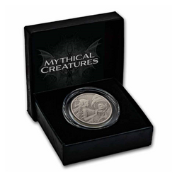 Niue: Mythical Creatures – The Siren 1 unce stříbra 2025 Antiqued Coin