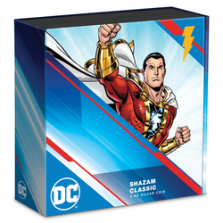 Niue : DC Comics - Shazam, argent, 3 onces, 2023, épreuve