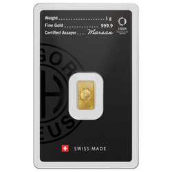 Lingot d’or Argor-Heraeus 1 g