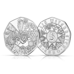 Waggle Dance 5 Euro Silver 2023 Coins