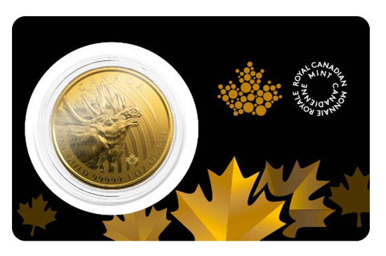 Il richiamo della natura: Alce d'oro 1 oncia d'oro 2019