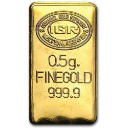 0.5 gram Gold Bar Unsortable