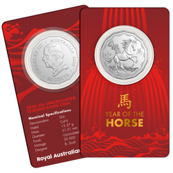 RAM: Lunar - Año del Caballo Cobre-Níquel 2026 Moneda Tetradecágono