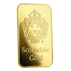 Sztabka Argor - Heraeus - Scottsdale Lion 1 uncja Złota