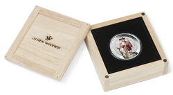 Tuvalu: John Wayne coloured 1 oz Silver 2022