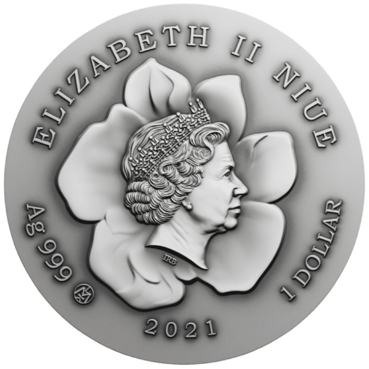Niue: Fairy Tales - Googly Eyes coloured $1 Silver 2021 High Relief Antiqued Coin