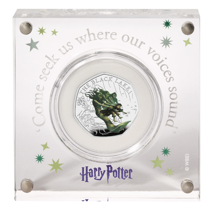 Harry Potter: Fekete-tó színes 50 penny ezüst 2024 Proof