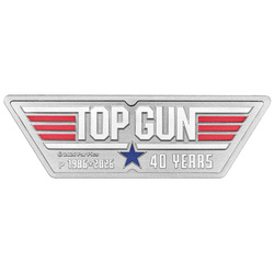 Monedă din argint colorată 40 Years of Top Gun 1 oz 2026 Shaped Coin