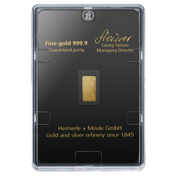 Heimerle Meule 2,5 g Goldbarren