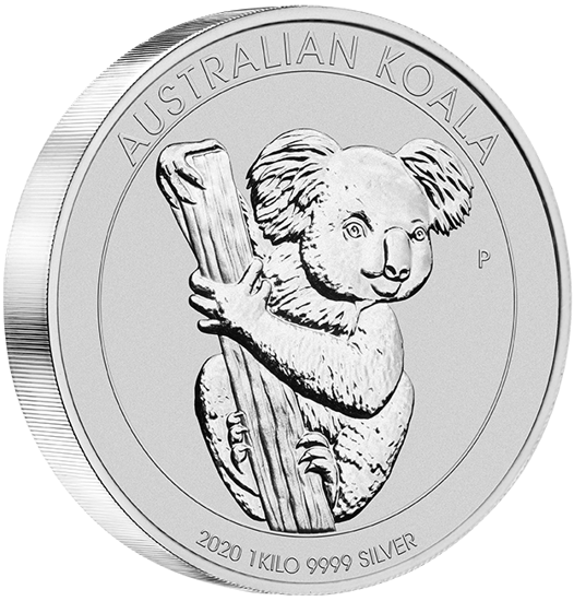 Koala 1000 gramm ezüst 2020