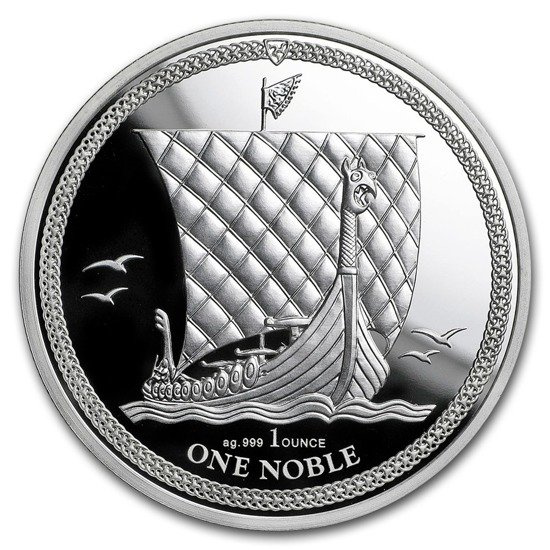 Isla de Man: Noble 1 oz Plata 2018