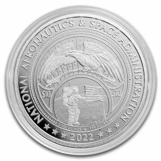 NASA Mesa Grande - Albóndiga Logo 1 oz Plata 2022