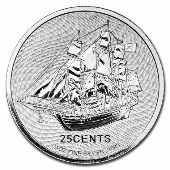 Cook Islands HMS Bounty 1/4 unce stříbra 2021