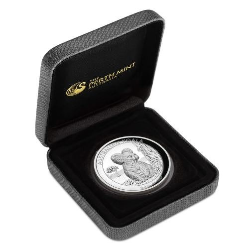Koala 5 oz Plata 2017 Alto Relieve