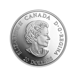 Canada : Médaille du courage colorée 50e anniversaire 1 once d'argent 2022 Proof