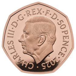 Harry Potter: The Patronus 50p Gold 2025 Proof